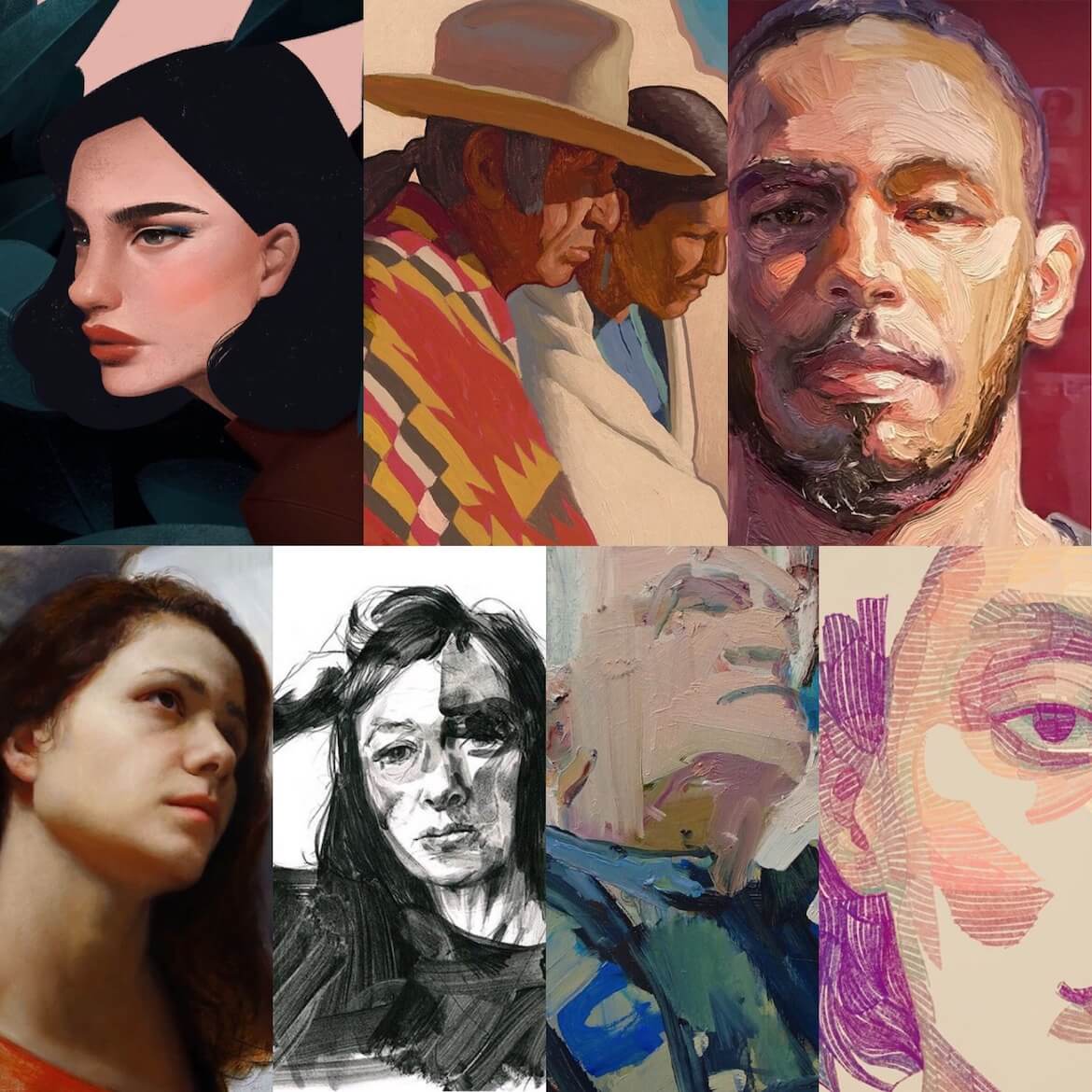 7 Pintores retratistas actuales referentes en Instagram