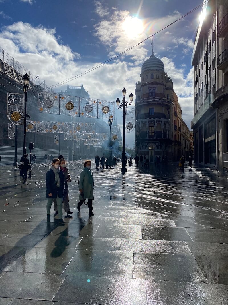 Fotografías de la Avenida de la Constitución de Sevilla