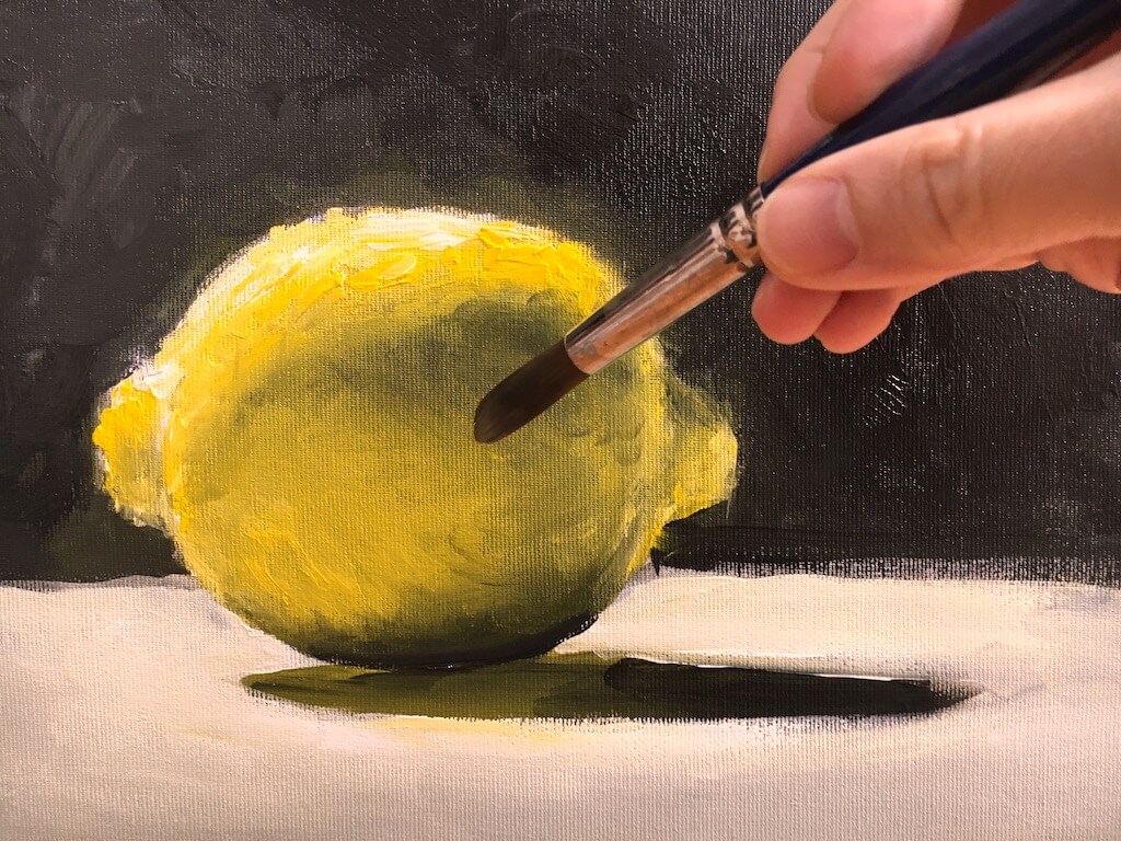 Como pintar un Limón con acrílico u óleo. ACTUALIZADO y Completo!