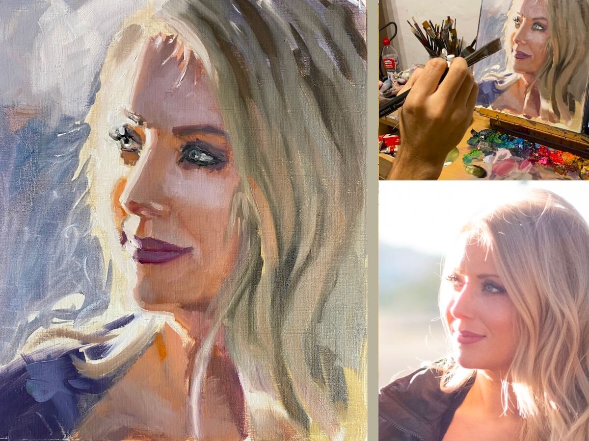 Cómo pintar un Retrato al Óleo paso a paso (válido para Acrílico)