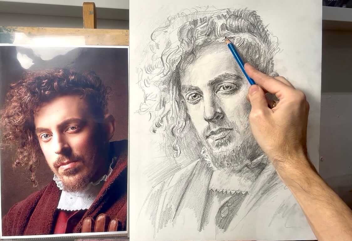 Como dibujar un retrato a lápiz a partir de una Fotografía